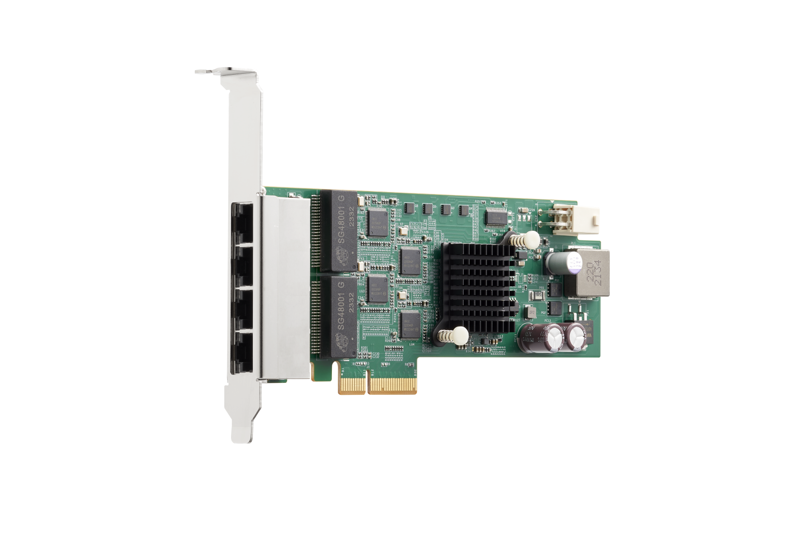 PCIE-GIE74V 4-port GigE Vision PoE 影像擷取卡